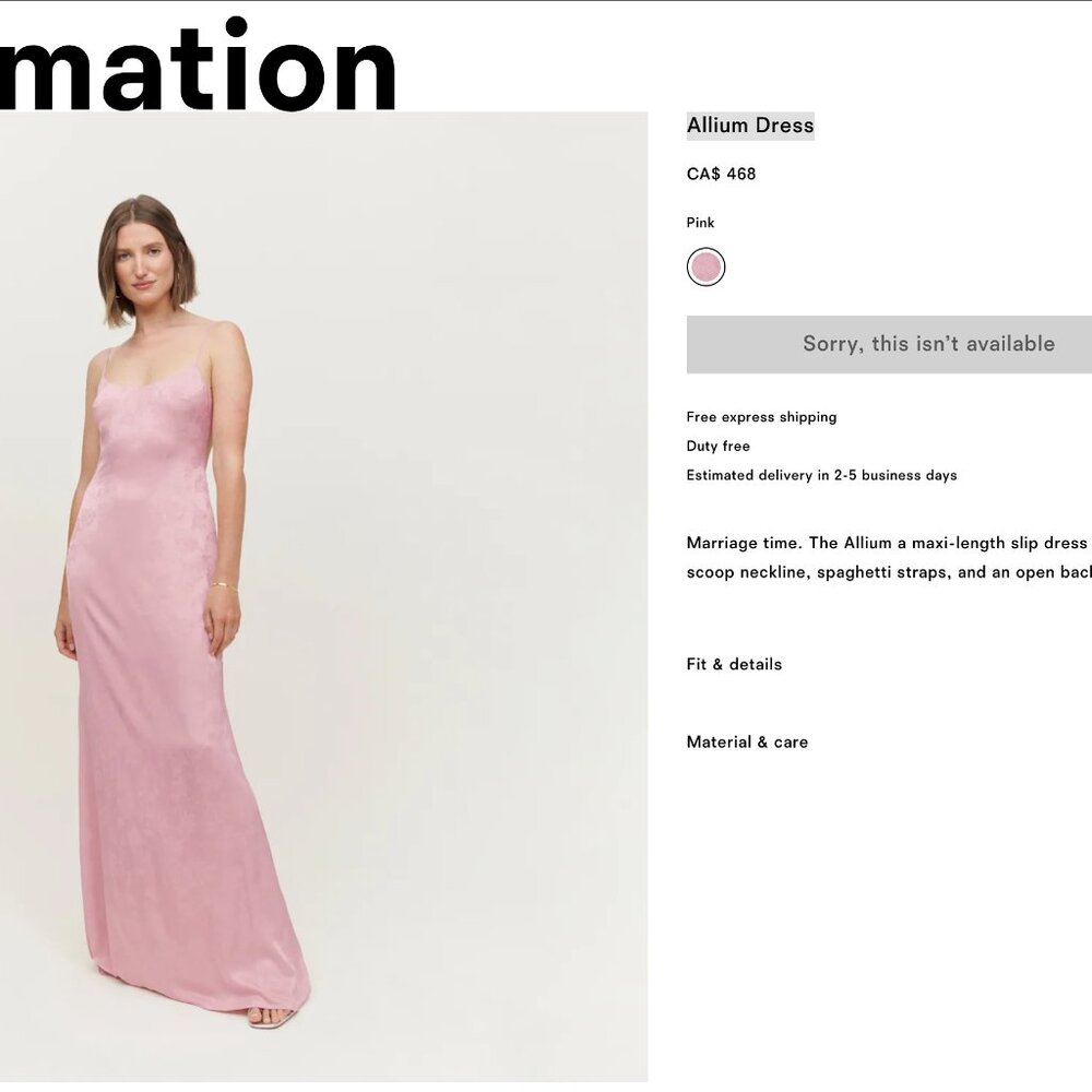 Reformation Allium Dress - Picture 2 of 6